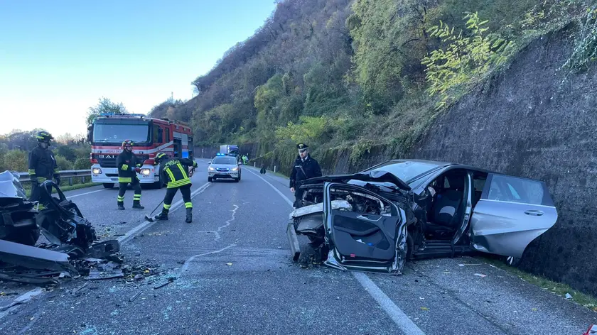 Incidente sulla Feltrina a Onigo di Pederobba: due feriti