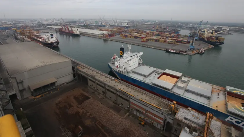 Navi attraccate a Porto Marghera