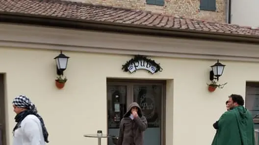 Il pub l’Antico Convento durante una delle feste celtiche