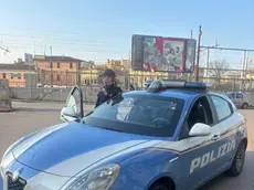 Una volante della polizia di Stato di Treviso