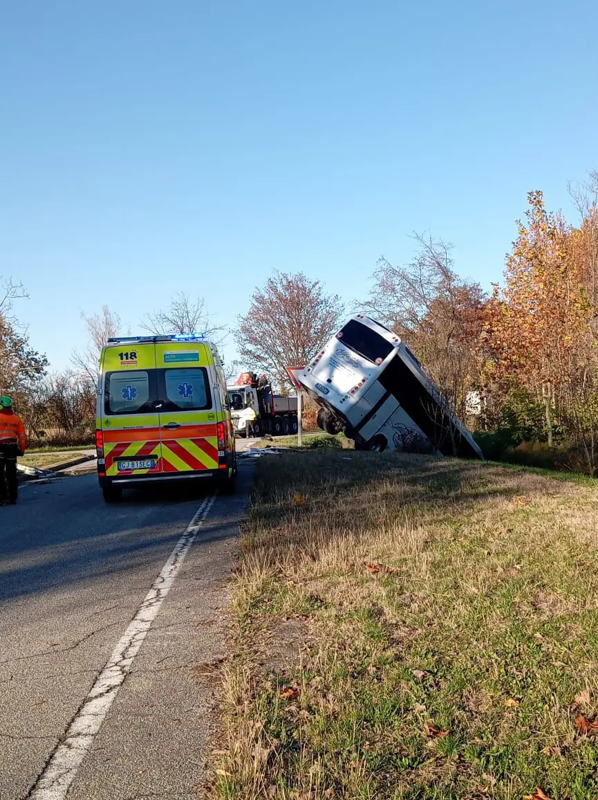 I soccorsi sul luogo dell'incidente
