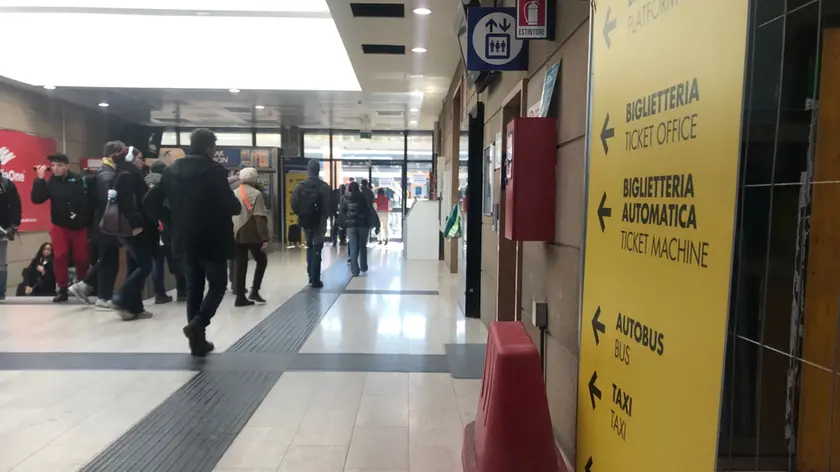 Pendolari alla stazione di Treviso