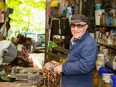 Bruno Ferrin al lavoro