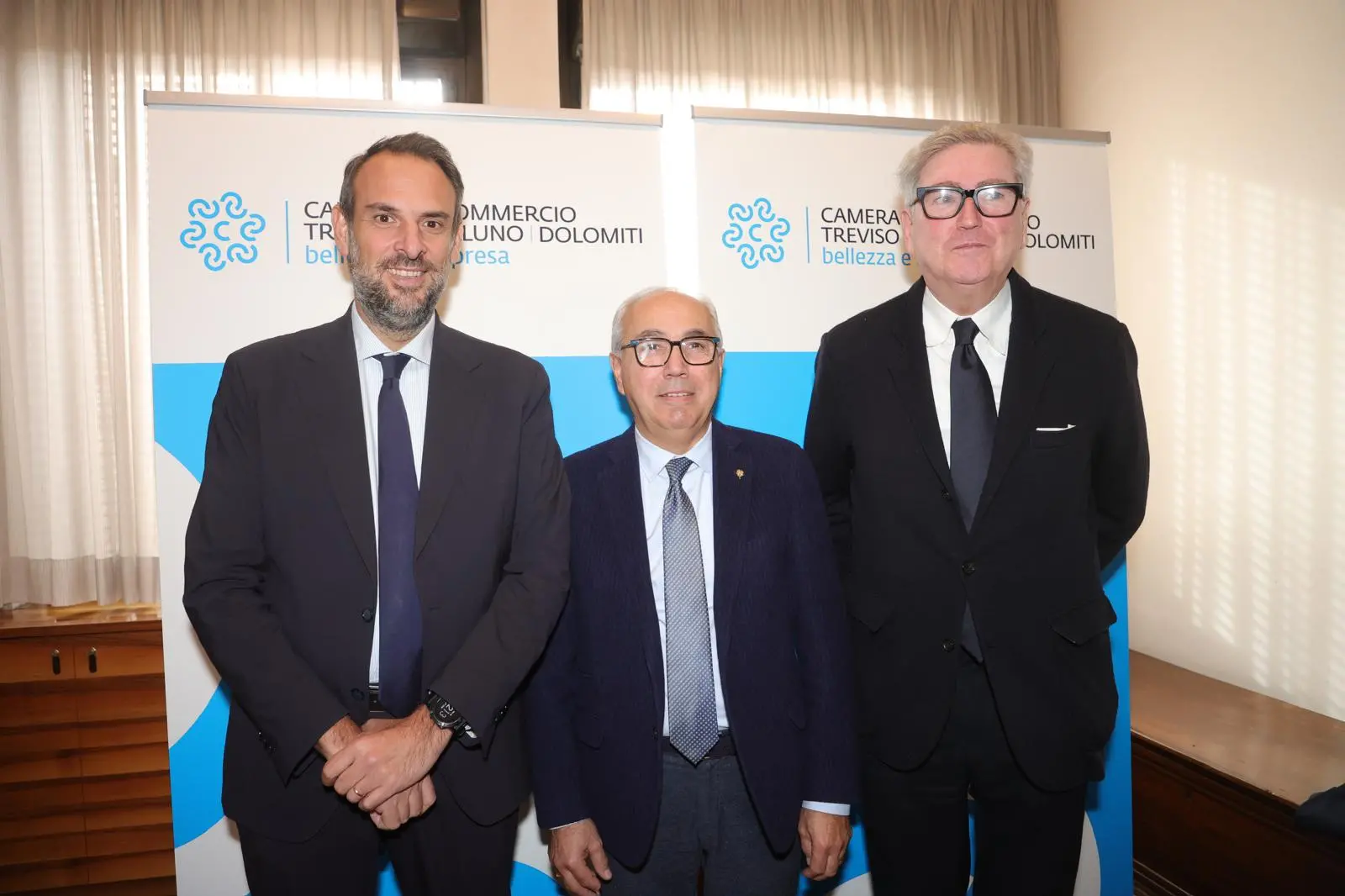 Mario Conte, Mario Pozza e Gianfranco Trabucco