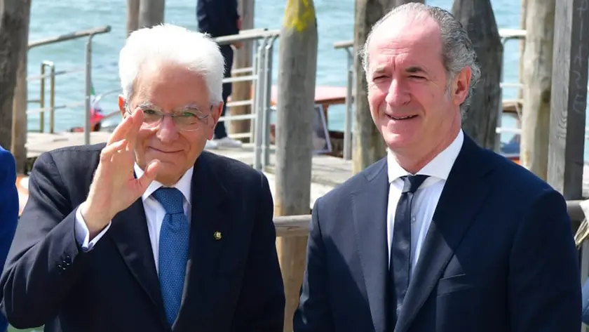 L'ultimo incontro tra Mattarella e Zaia a Venezia