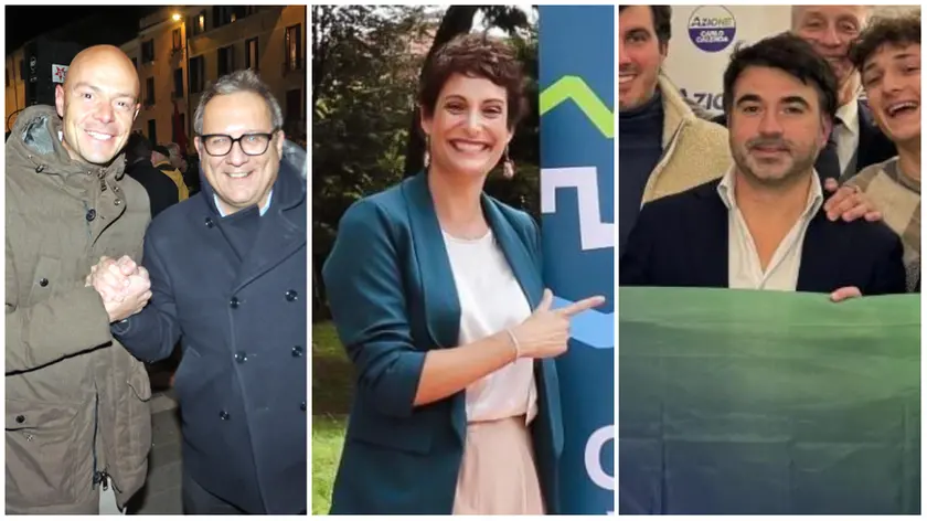 I trevigiani al Ferro Fini: da sinistra Paolo Galeano, Giovanni Manildo, Rossella Cendron, Nicolò Rocco