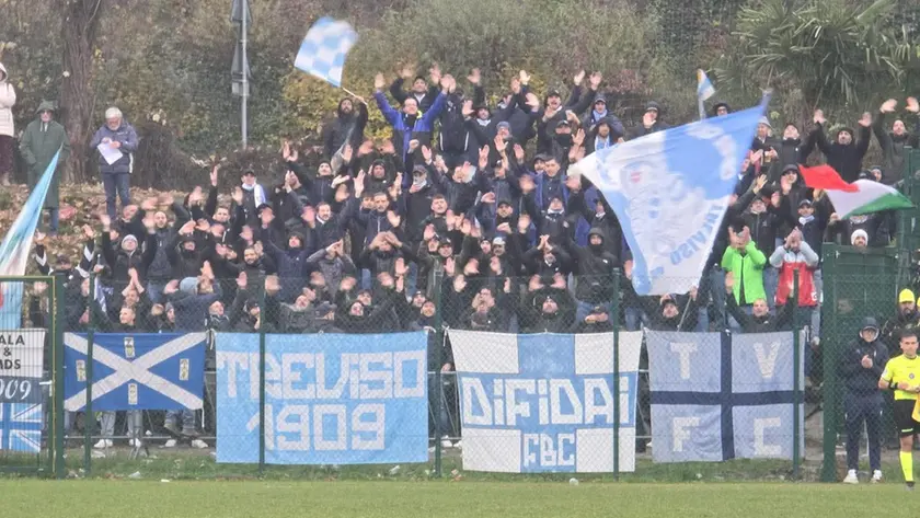 I tifosi del Treviso in trasferta a Conegliano