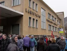 Una manifestazione alla Policarpo prima della chiusura
