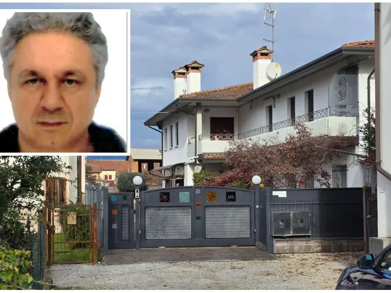 Il luogo della tragedia e nel riquadro la vittima, Luca Trinca