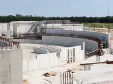 Il cantiere del velodromo a Lovadina