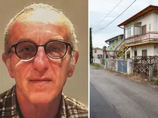 Vito Mezzalira e la casa di Sdraussina (foto Tibaldi)