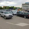 L'attuale parcheggio presso l'ospedale di Montebelluna