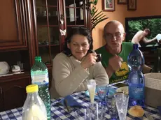 Mezzalira con la compagna Mariuccia