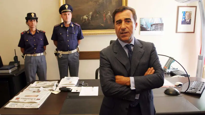 Carmine Damiano quando era questore di Treviso