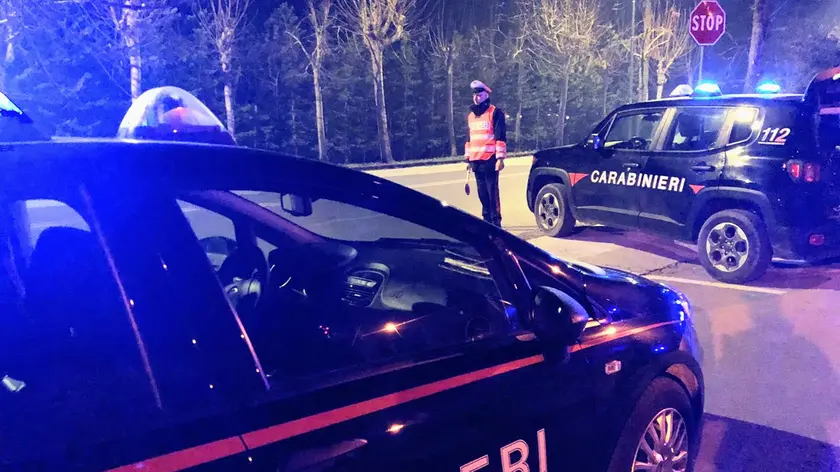 I controlli dei carabinieri nel corso della notte