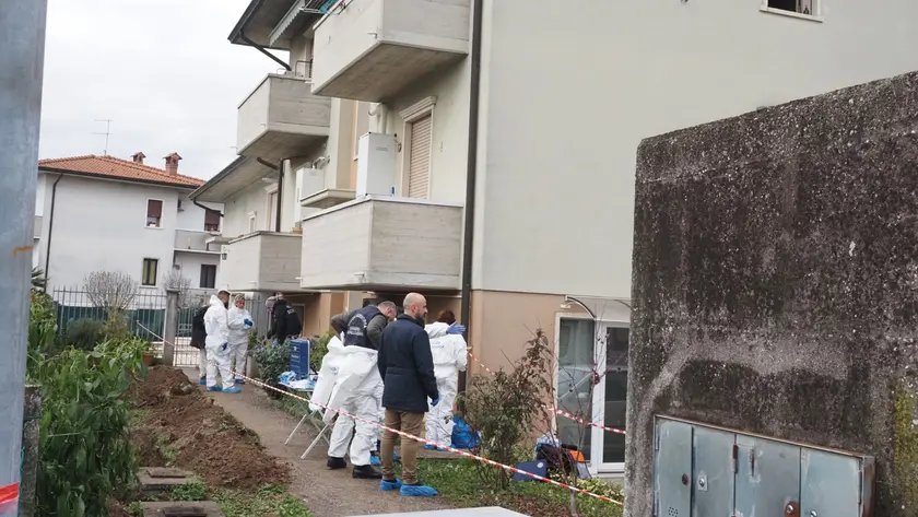 Il luogo in cui è stata rinvenuta la donna, a Torri di Quartesolo