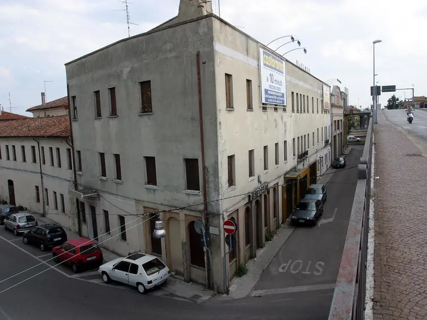 L'ex albergo al Cuor di Treviso