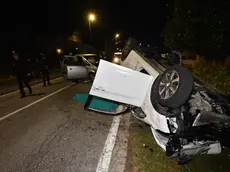 La scena dell'incidente in cui ha perso la vita Eddo Saccon a Gaiarine