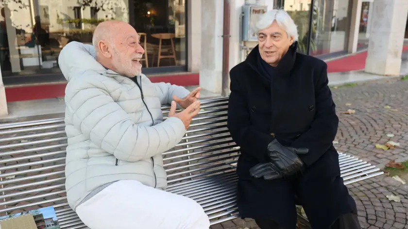 Piero Pignata e la panchina sul Cagnan