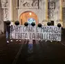 Il sit-in contro i maranza