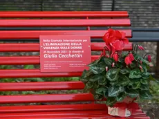 La panchina dedicata a Giulia Cecchettin