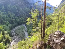 L'area prescelta per la realizzazione della diga del Vanoi