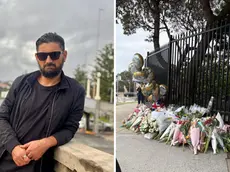 Il triestino Lorenzo Petrachi e una foto scattata da lui sul luogo dell'attentato a Sydney