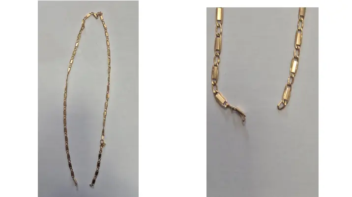 Alcuni dei gioielli sequestrati