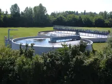 Uno degli impianti di depurazione dell'Alto Trevigiano Servizi