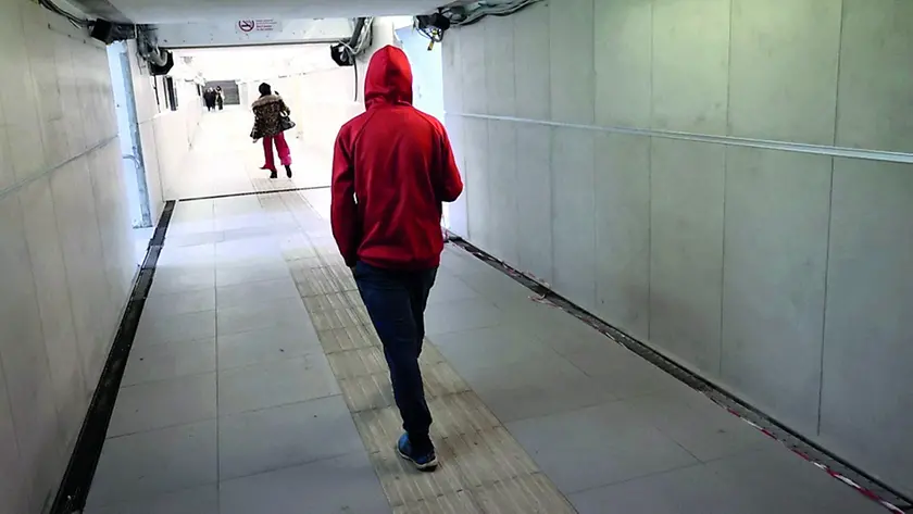 Il sottopasso della stazione ferroviaria di Treviso