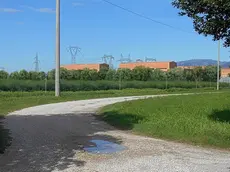 L'area dove dovrebbe sorgere la centrale elettrica