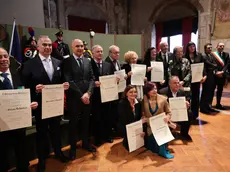 Alcuni dei trevigiani insigniti dell'onorificenza