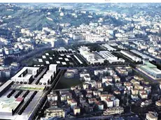 Un rendering del complesso mai realizzato