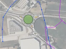 Il progetto rotatoria in Feltrina
