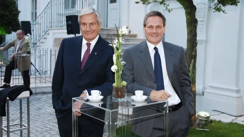 Giuseppe e Fabio de' Longhi, padre e figlio che guidano assieme la classifica