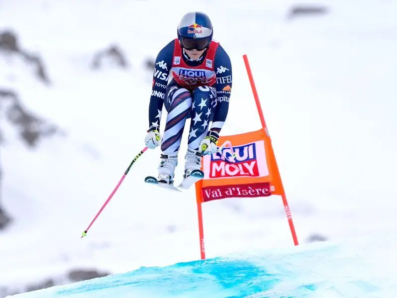 Lindsey Vonn in gara