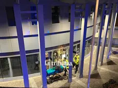 I soccorsi al giovane ferito