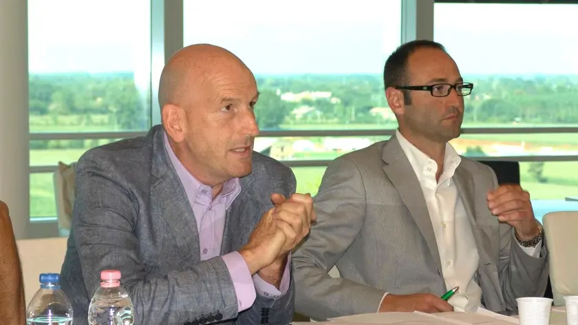 L'assessore all'Agricoltura Bond e il neo direttore Caner