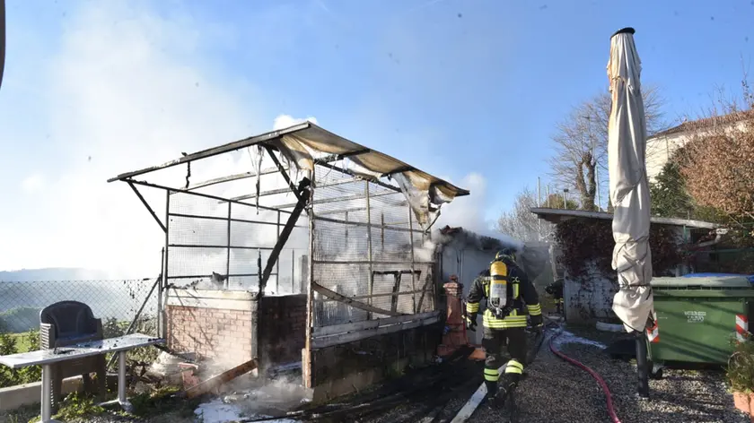 Il magazzino della Pizzeria Tre Stelle di Ogliano