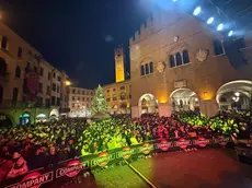 I festeggiamenti per Capodanno in piazza dei Signori a Treviso