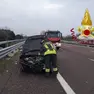 L'incidente in autostrada A27 nel tratto diretto a Conegliano