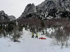 L'intervento dei soccorritori