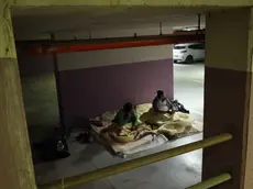 I bivacchi dei senza dimora al Park Dal Negro di Treviso