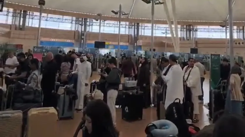 L'aeroporto di Sharm domenica pomeriggio con 600 italiani bloccati