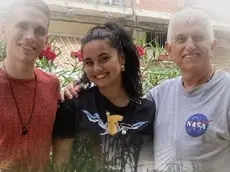 Daniele Marchioro in Venezuela con due nipoti