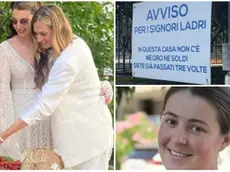 Le nozze tra Valentina Arrighetti e Gaia Moretto, il cartello per i ladri e Corina, la ragazza diventata mamma durante l'esame di maturità
