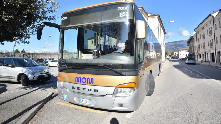 Un autobus Mom a Vittorio Veneto
