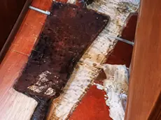 L'ascia usata per entrare