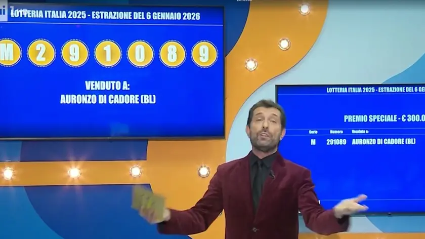 L'estrazione vincente alla Lotteria Italia