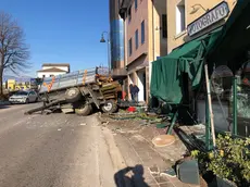 Il luogo dell'incidente, foto Cavicchi